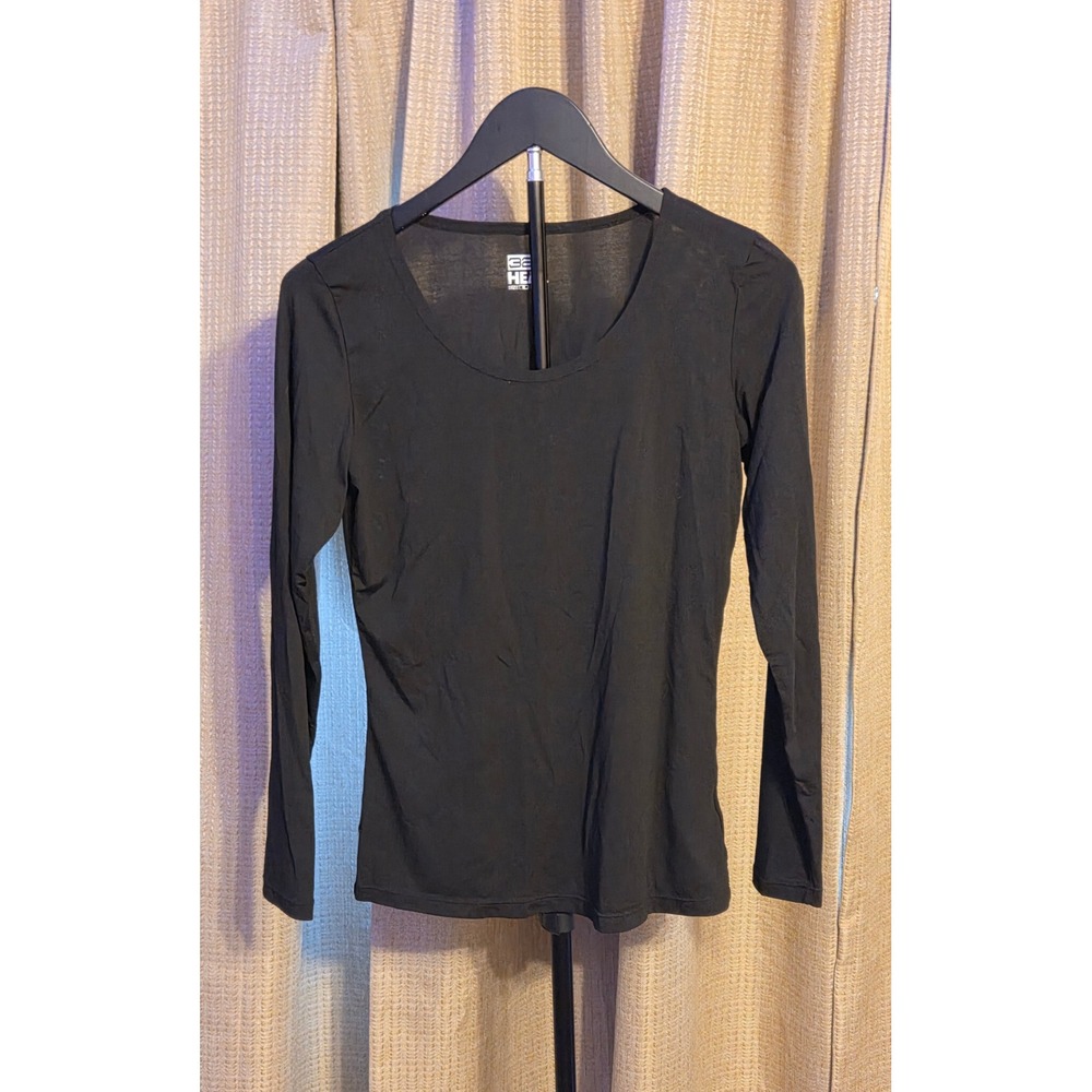 32 Degrees Heat Long Sleeve T-Shirt Women's Size Medium Black‎